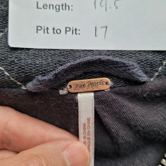 FREE PEOPLE Studded Moto Diamond Quilted Jacket - Picture 10 of 10